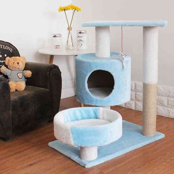 

four seasons available climbing frame villa tree integrated board pet nest toy sisal scratch column cat jump