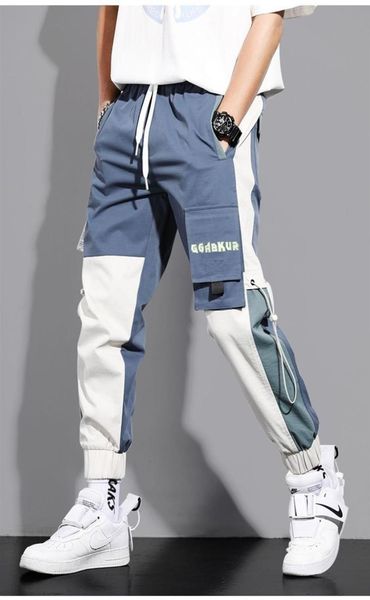 

men's pants korean fashion summer trend loose legged men's, Black