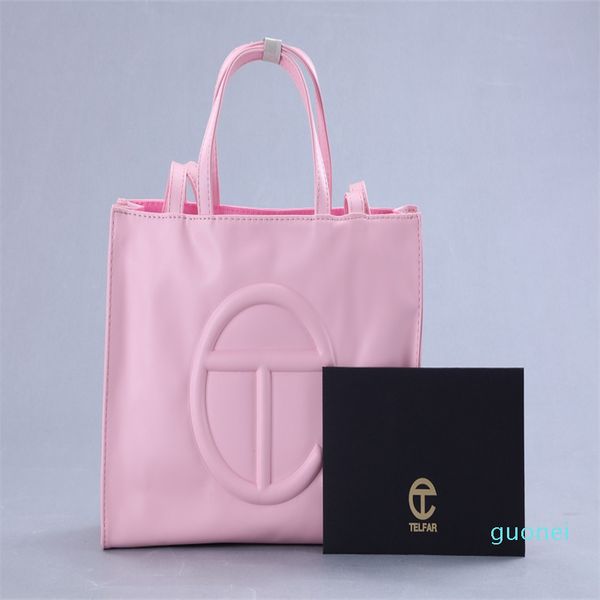

designer bags fashion womens telfar handbags style luxury shoulder party cosmetic gift messenger bag pu leather handbag wholesale orange 33