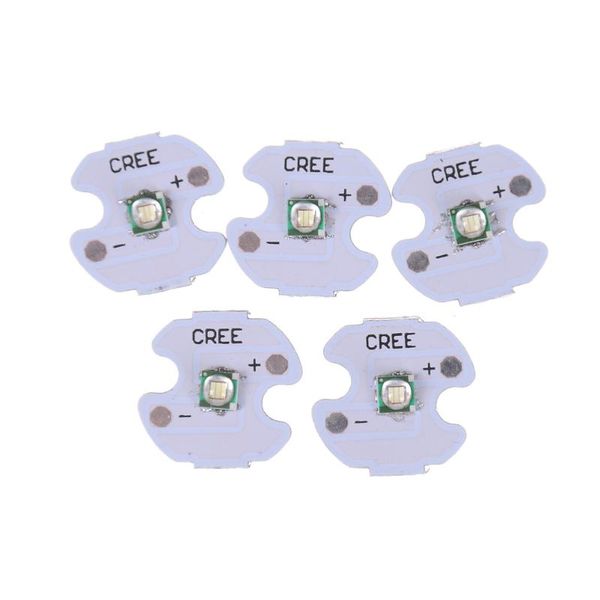 

5pcs high power cree led green light emitter diode chip with 16mm 20mm wholesale modules