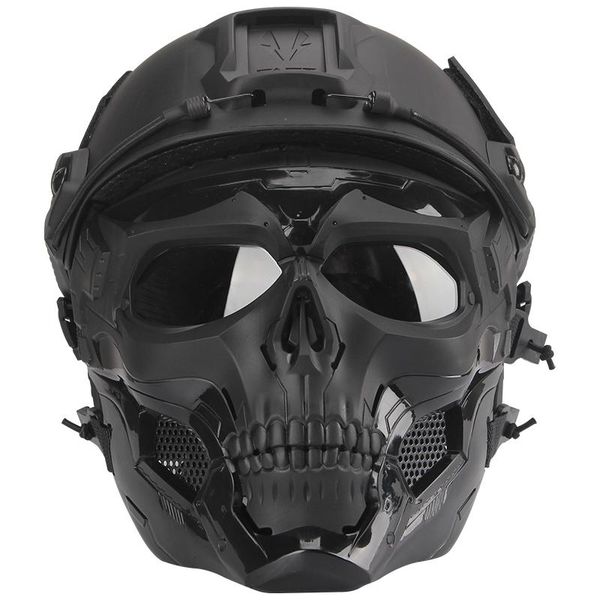 

cycling caps & masks protective mask military fan tactical equipment riding helmet christmas non-motorized holiday, Black
