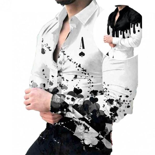 

men's casual shirts soft great leisure male skin-friendly autumn shirt colorful for daily wear, White;black