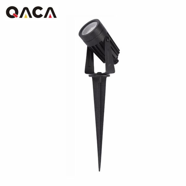 Lâmpadas de gramado AC85-264V / DC12V Ao ar livre LED Garden Spike Lights 3w Lâmpada de espiga para jarda IP67 Paisagem impermeável Paisagem Spotlight J101A