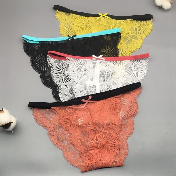 

women's panties 3 pcs / lot arrival 2021 underwear lace  l xl xxl 9425, Black;pink