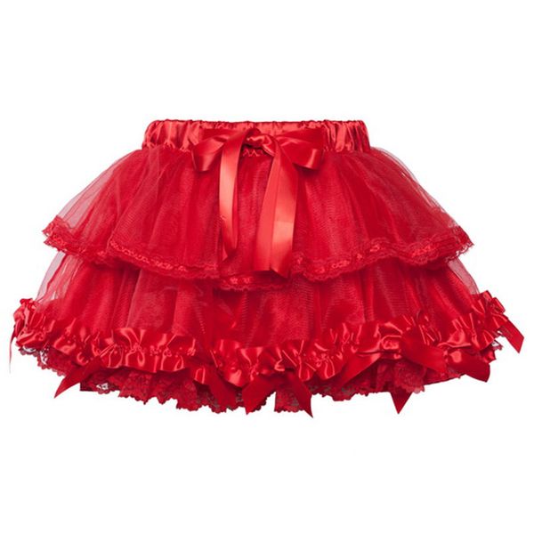 

costumes new fashion patchwork poncho skirt mesh bow half length mini skirt, Black