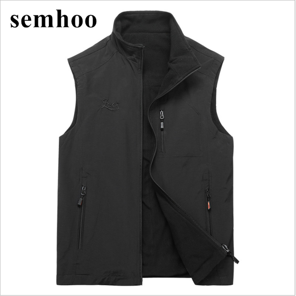 

men's vests two-sidedÂ tacticalÂ increaseÂ downÂ clothesÂ springÂ men'sÂ outdoorÂ travelÂ campingÂ fishingÂ hikingÂ pographyÂ sketchÂ shakeÂ, Black;white