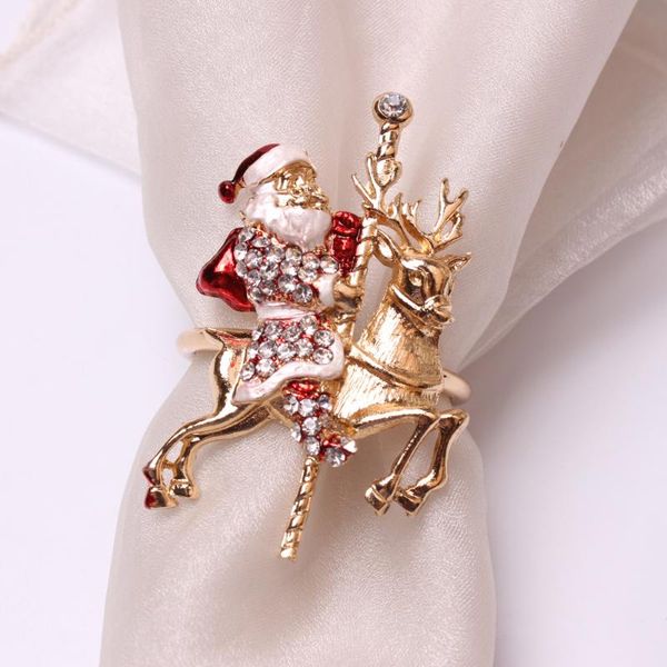 

/ pcs metal knight napkin ring fawn cloth spot rings