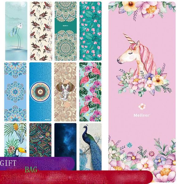 

183cmx61cmx1mm different colors styles suede yoga mat for women home sports fitness shaping foldable pilates exercise cushions mats