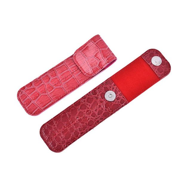 

eyebrow tools & stencils professional storage bag for tweezers eyelashes kit portable safe makeup eyelash extension special leather case