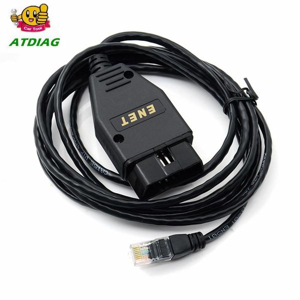 

diagnostic tools s made for enet ethernet to obd interface cable e-sys icom coding f-series black/yellow