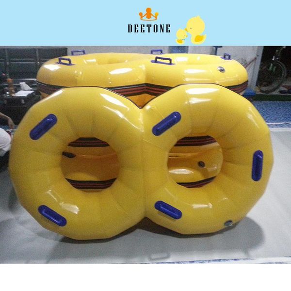

0.6mmpvc inflatable swimming circle life buoy water park slide double vest &