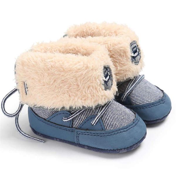 

winter baby shoes boy girl booties toddler lacing lace rubber sole anti-slip keep warm born first walkers boot