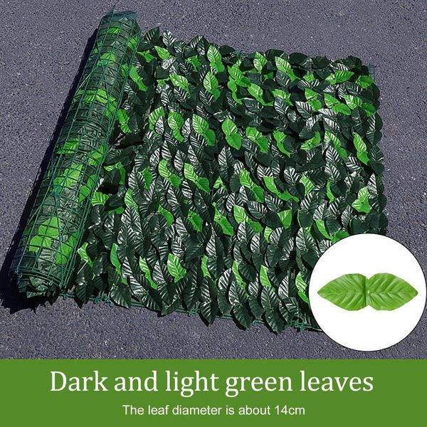 

decorative flowers & wreaths 0.25Ã0.5m artificial ivy privacy fence screen hedge vine leaf balcony decoration outdoor
