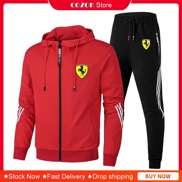 

men's football suit, zipper hooded et + , double famous brand sportswear, sportswear., Gray