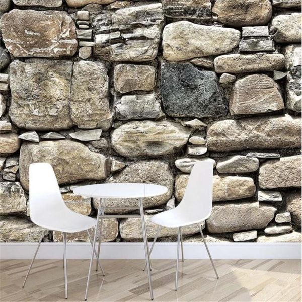 

wallpapers custom 3d wallpaper mural slate stone wall background living room bedroom decoration