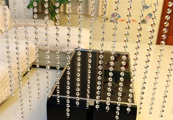 

curtain & drapes crystal glass bead luxury living room bedroom window door wedding string decorations for party manzanita