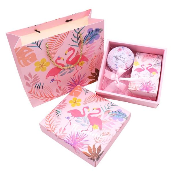 

gift wrap wedding celebration flamingo boxes set romantic diy decor bridesmaid team box candy chocolate party events
