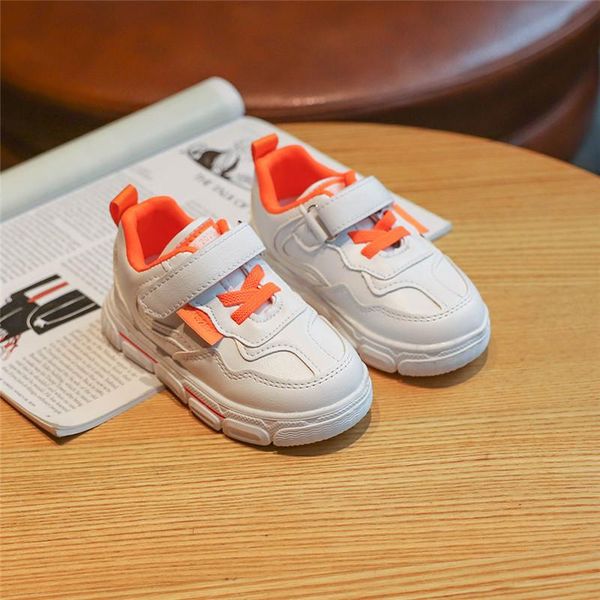 

sneakers kids child outdoor sports children walking soft leather shoes boy sz196greey, Black;red