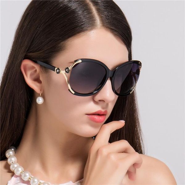 

sunglasses ladies polarized women big glasses outing outdoor driving star same, White;black