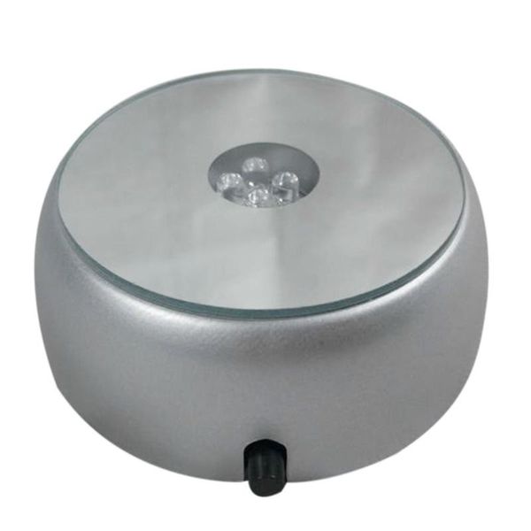 

lamp holders & bases creative design special party club cocktail cup luminous base 4led round shape bar holder ornament decor light