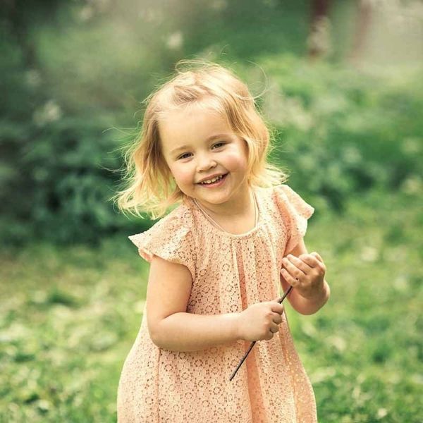 

girls summer 2021 new lace dress little girl princess middle children's skirt, Red;yellow