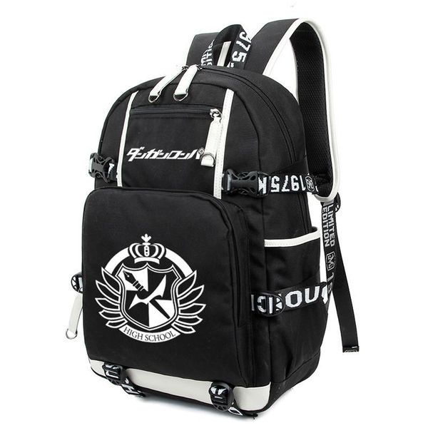 

backpack arrival dangan ronpa danganronpa monokuma mens school cosplay womens shoulder bag luminous students travel bags