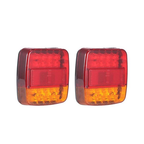

car headlights ip65 waterproof grade 2pcs trailer light taillight tail sindicator lights led lamp 12/24v 0.1*20w