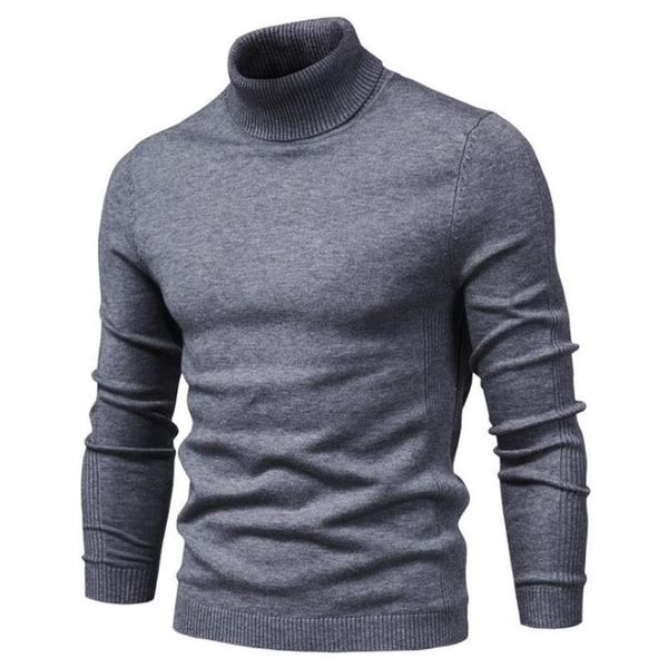 

men's sweaters solid color turtleneck sweater male slim fit long sleeve pullovers autumn winter high neck warm knitted, White;black