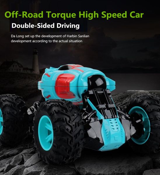 

new 2.4g 4wd 20 mins driving time high speed double sided driving rc stunt car off-road climbing rc car with 3pcs battery gifts