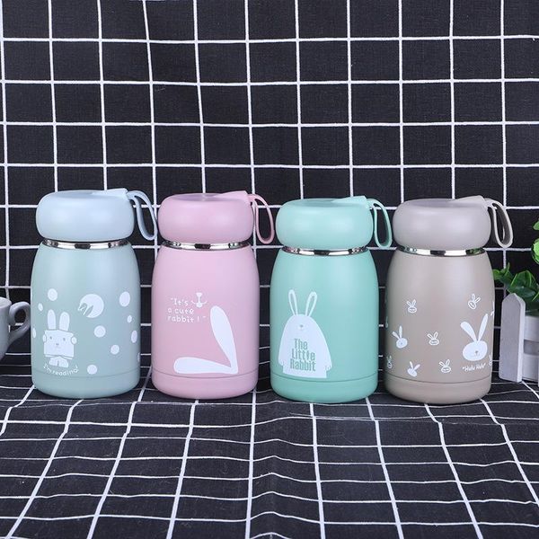 

water bottles vacuum flask stainless steel coffee mug milk cup portable outdoor thermal bottle 320ml