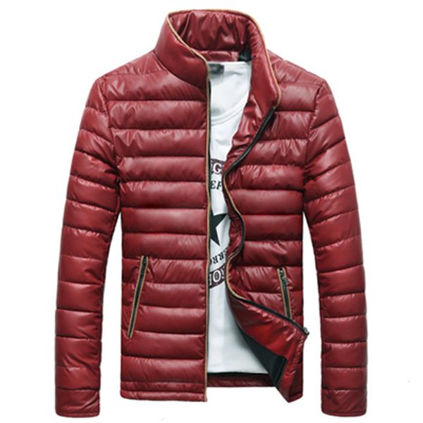 

Men's Down & Parkas Wholesale- Men cotton-padded jacket winter male wadded coats outerwear slim S1E6, Black