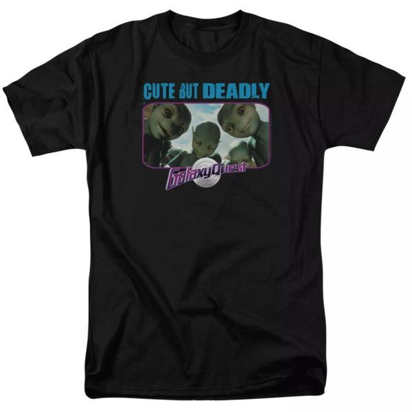 

galaxy quest cute but deadly t-shirt sizes s-3x new, White;black