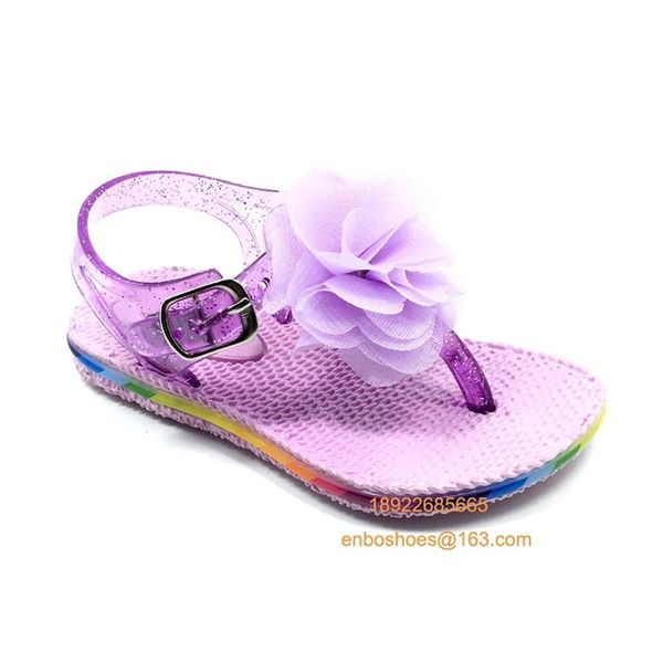 

summer pvc children's shoes for girls, Black;red