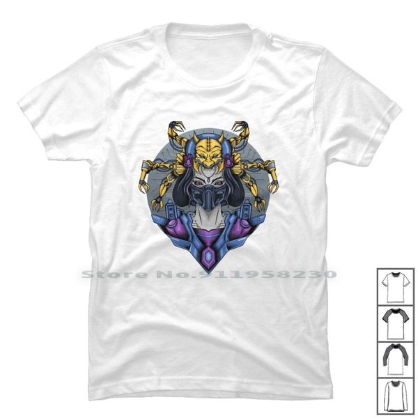 

men's t-shirts cyborg t shirt 100% cotton young robot fashion trendy, White;black