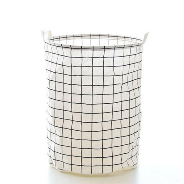 

hanging baskets home storage display box grid case folding collecting basket