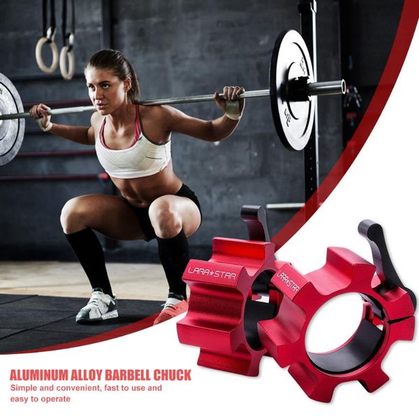

accessories 1 pair spinlock collars barbell collar lock dumbell clips weight lifting bar gym dumbbell fitness body building training workout