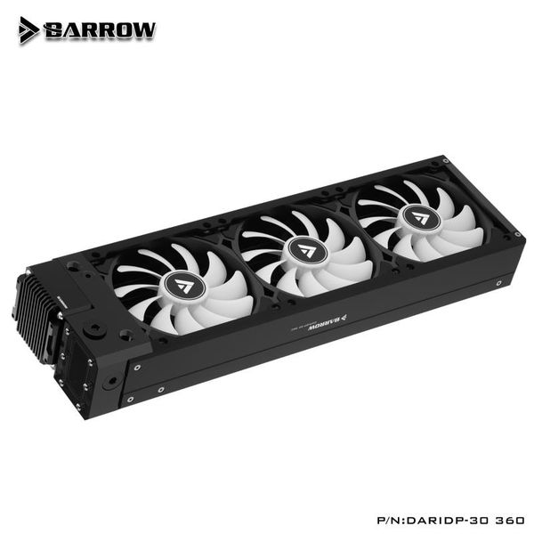 

barrow pc water cooling kit 17w pump 360mm radiator 120mm fan itx case integration solution set daridp-30 360 fans & coolings