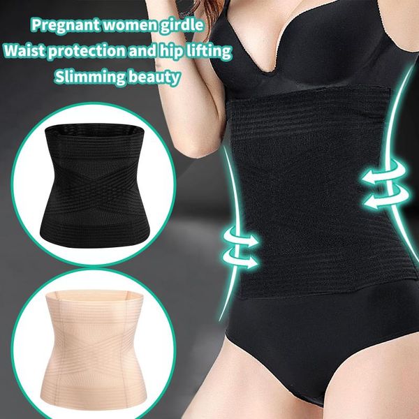 

women's shapers women post natal postpartum slimming shapewear recover bodysuits waist protection contract abdomen belt pregnant matern, Black;white