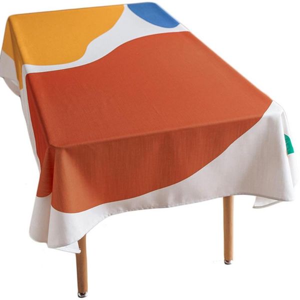 

square tablecloth polyester waterproof oil-proof stain-proof table cloth