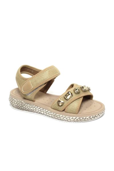 

sandals women's gold big stone from the wrist orthopedic, Black