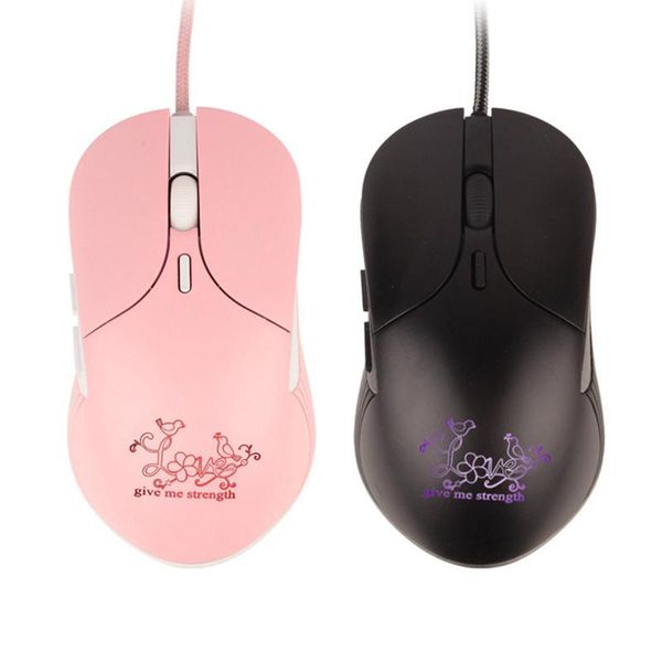 

luminous wired silent ergonomic design gaming mouse computer lapaccessory mice