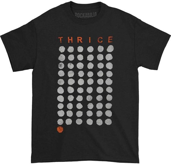 

men's t-shirts thrice soft short sleeve summer funny t-shirt printed, White;black