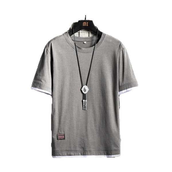 

3 colors m-5xl shirt summer striped short sleeve mens t shirts fashion slim fit tshirt men 100% cotton funny t, White;black