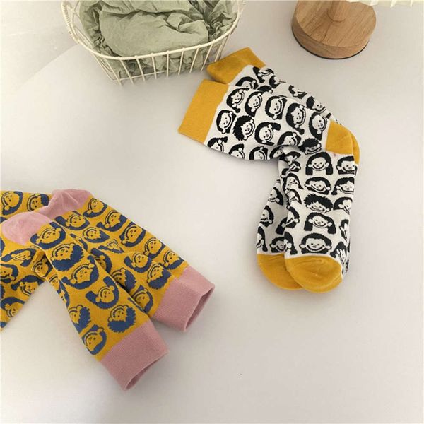 

i' addicted cartoon face with beautiful style color matching, cotton, Black;white