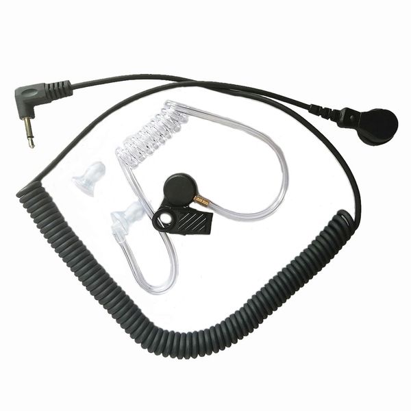 Tubo di copertura acustica stile FBI Ascolta solo auricolare per Motorola RLN4941 PMMN4059 PMMN4069 Altoparlante Spina da 3,5 mm Jack Radio Walkie Talkie Accessori