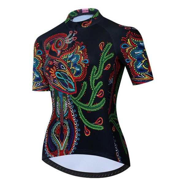 

racing jackets 2022 cycling jersey women bike mountain road mtb maillot bicycle shirt short team blouse female clothing black green, Black;red