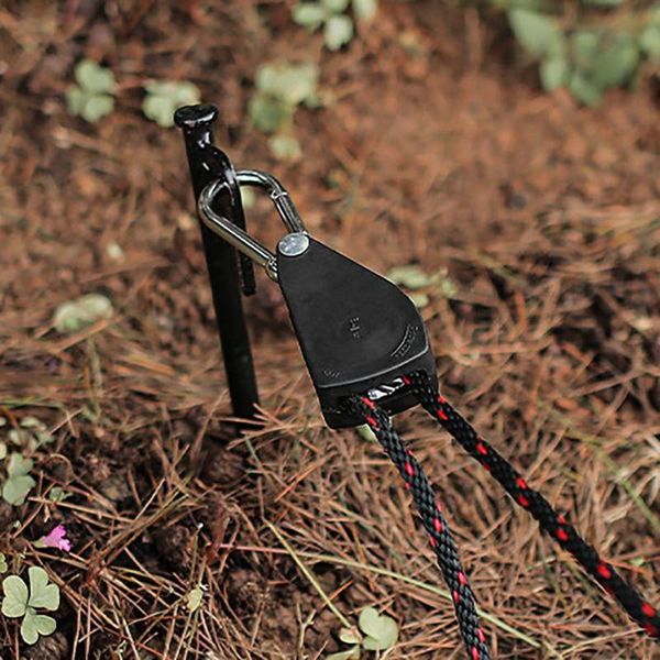 

outdoor gadgets smooth easily carry pulley sling lifting rope hook ratchet load for