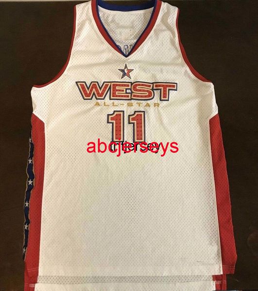 

100% stitched 2005 west all star yao ming jersey basketball jersey mens women youth stitched custom number name jerseys xs-6xl, Black
