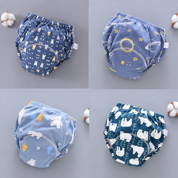 

cloth diapers 6-layer dwaterproof water reusable cotton baby training pants shorts underwear diaper changing