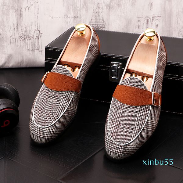 

luxury men's designer casual shoes men's business shoes slippers, Black